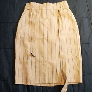 Banana Republic Paperbag Waist Skirt w/ Stripes